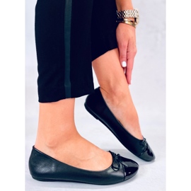 BM Balerini negri Chanel Gemma de damă negru 2 BM Balerini negri Chanel Gemma de damă negru 2