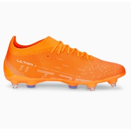 Pantofi de fotbal Puma Ultra Match MxSG M 107216 01 portocale portocale si rosii 1