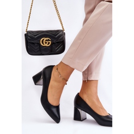 PS1 Pompe Elegante Pe Toc Negru Emma 4