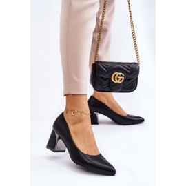 PS1 Pompe Elegante Pe Toc Negru Emma 5