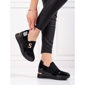 Tenisi negri Shelovet pentru damă negru 2