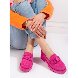 Goodin Pantofi de dama Shelovet cu platforma fucsia roz 2
