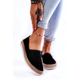 Pantofi de damă Slip On Big Star KK276008 Negri negru 1