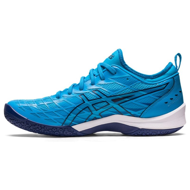 Pantofi de handbal Asics Blast Ff 3 M 1071A076 400 albastru albastru 1