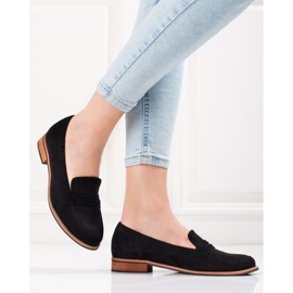 Mocasini eleganti de dama negre negru 1
