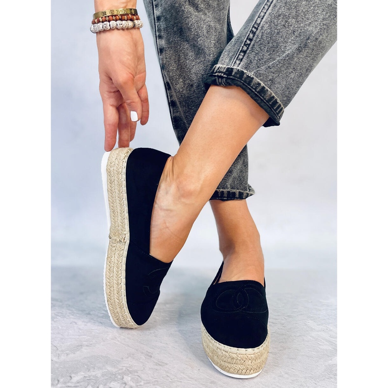 BM Espadrile Wela Black Chanel negru 1