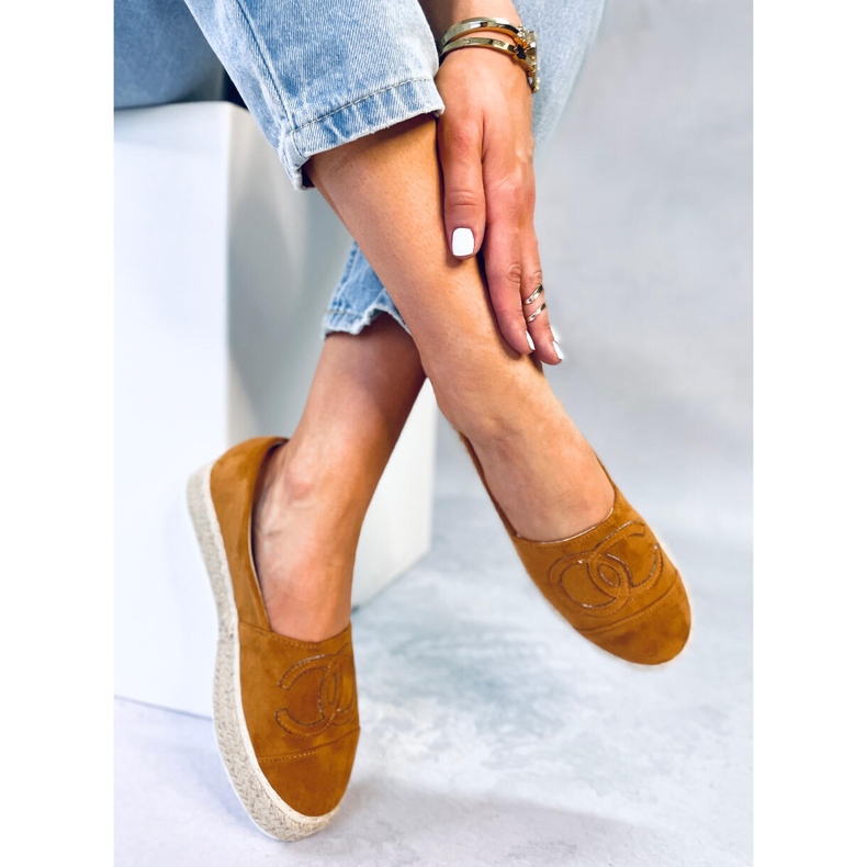 Espadrile Chanelkikikiki Wela Camel maro 1 Espadrile Chanelkikikiki Wela Camel maro 1