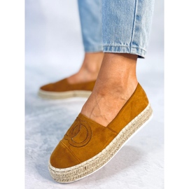 Espadrile Chanelkikikiki Wela Camel maro 2