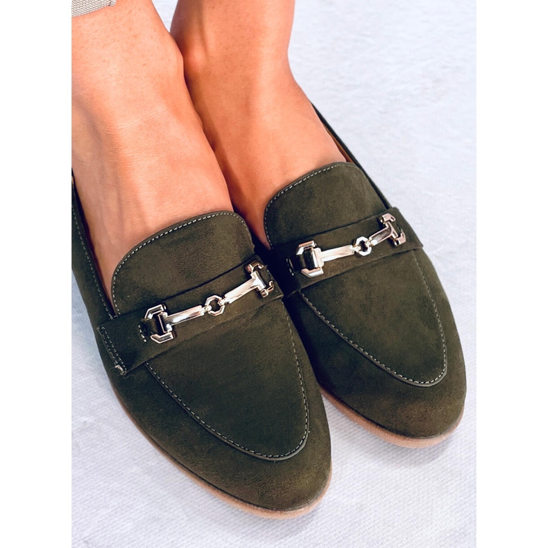 Mocasini de dama Juss Green verde 1
