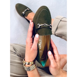 Mocasini de dama Juss Green verde 2