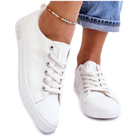 Pantofi de damă Smooth Low Big Star LL274058 Alb 11