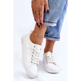 Pantofi de damă Smooth Low Big Star LL274058 Alb 2