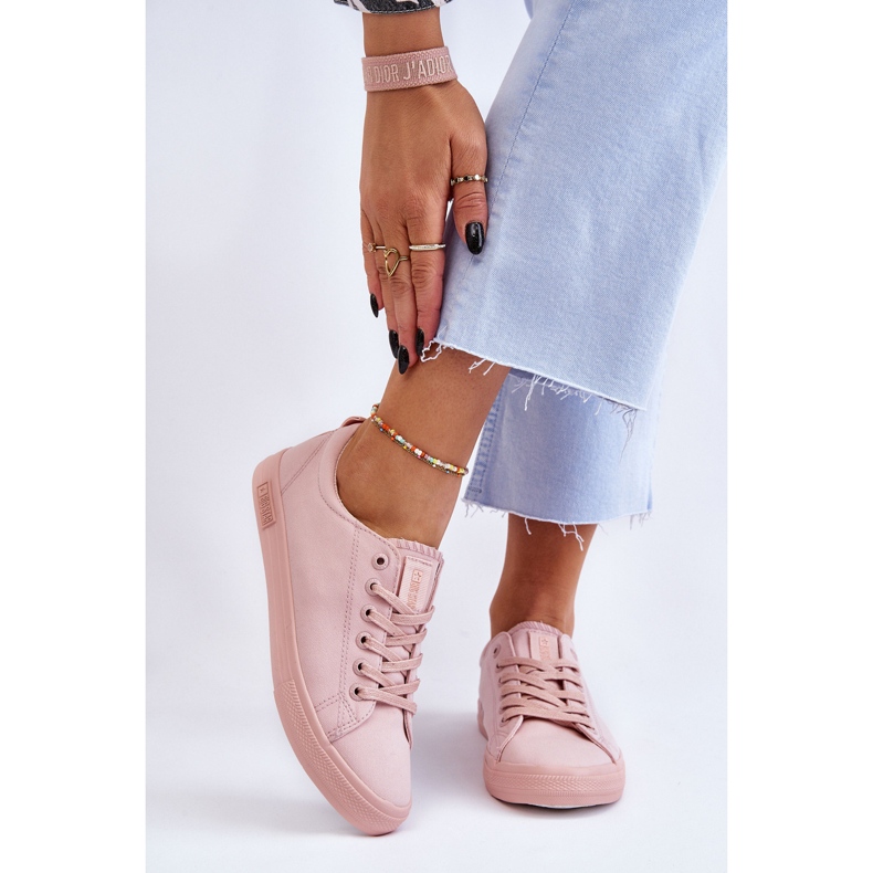 Pantofi de damă Smooth Low Big Star LL274059 Roz 2