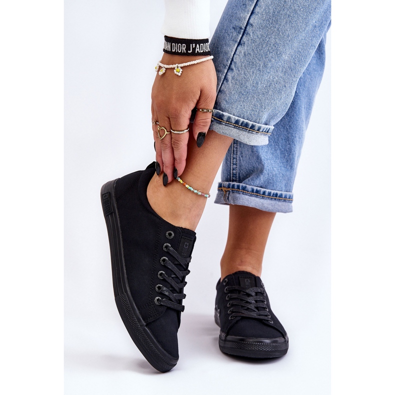 Pantofi de damă Smooth Low Big Star LL274057 Negri negru 1