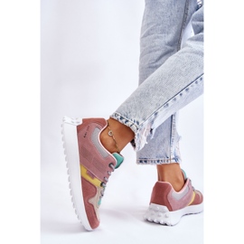 Pantofi de damă Big Star LL274422 roz-bej 2