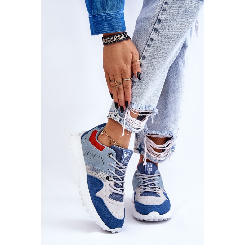 Pantofi de damă Big Star LL274421 Albastru 2