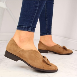 Pantofi de dama cu fundita bej Jezzi 2