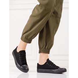 Tenisi clasici de dama negri negru 1