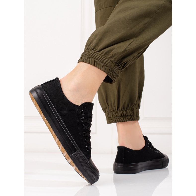 Tenisi clasici de dama negri negru 2