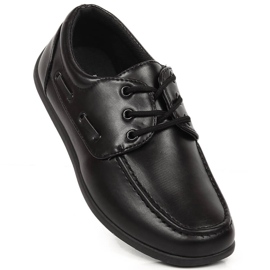 Pantofi de comuniune Black American Club 51/23 pentru băieți negru 1