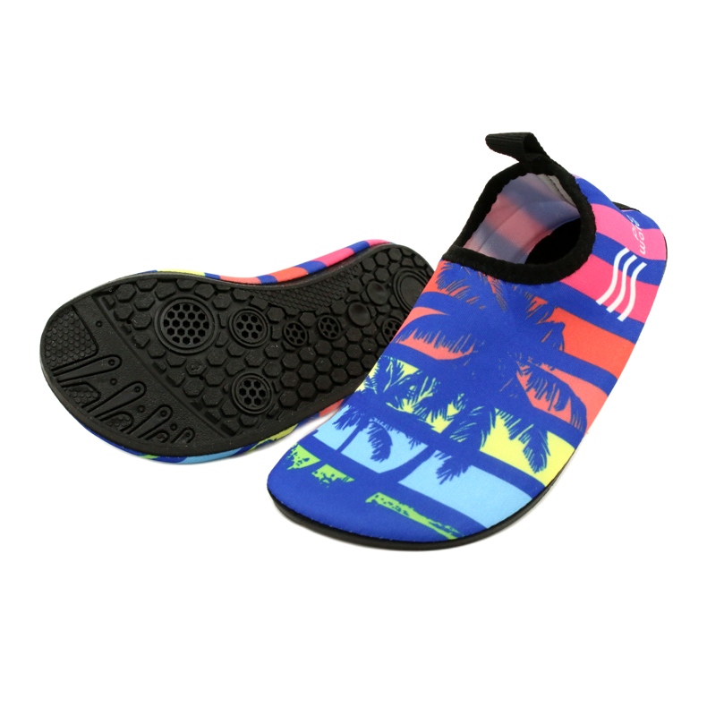 Pantofi de apă ProWater albastru din neopren 3