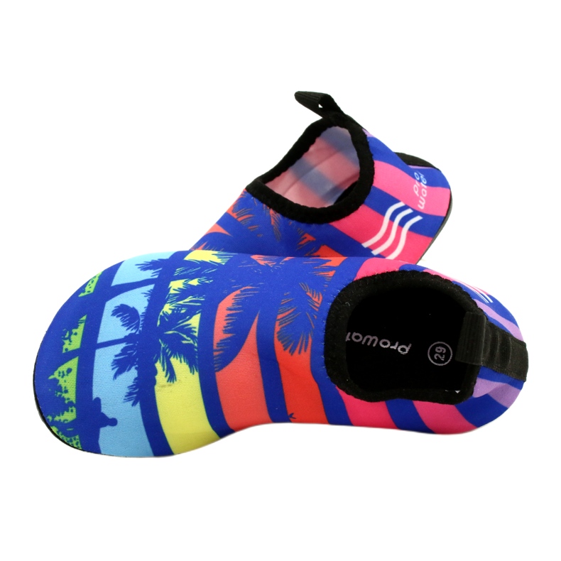 Pantofi de apă ProWater albastru din neopren 4