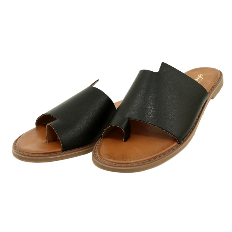 Evento Flip-Flip-Flops Flip-Flops Black Flip-Flops Eveto 22SD35-4586 Negru 2