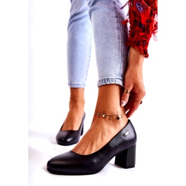 Pompe din piele pe un bar Sergio Leone PB178 Negru 1