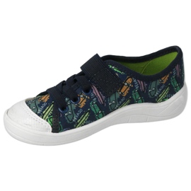 Pantofi copii Befado 351Y008 albastru marin multicolor 2
