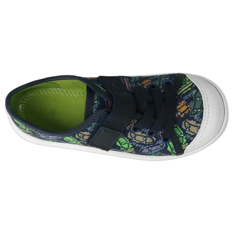 Pantofi copii Befado 351Y008 albastru marin multicolor 3
