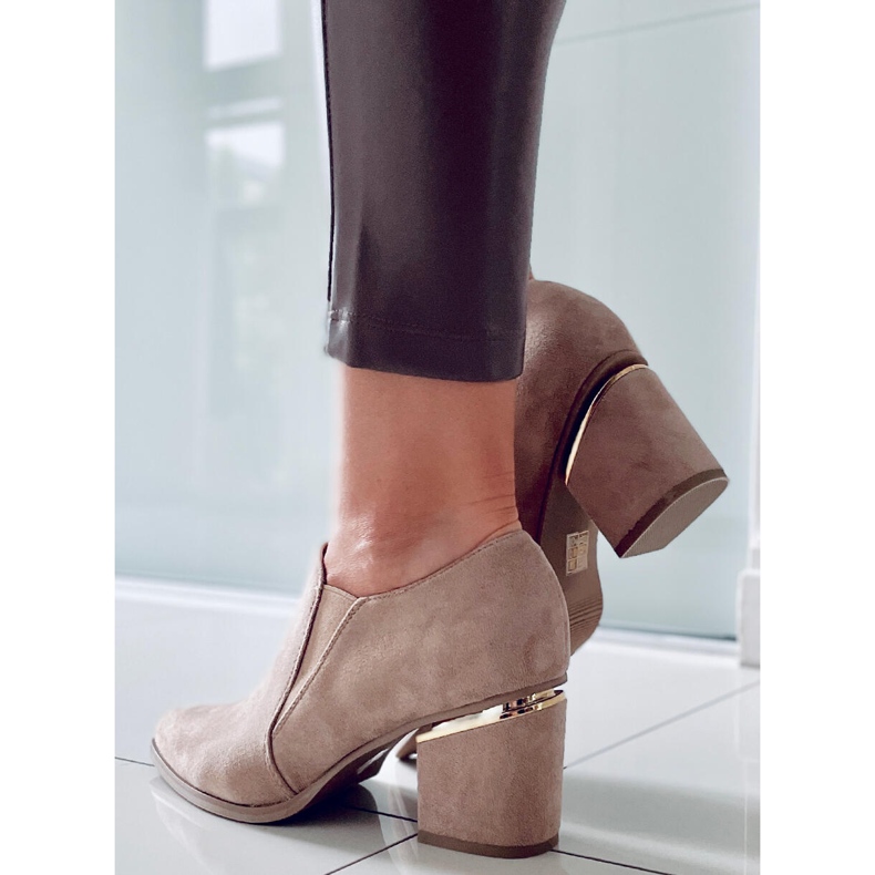 PA1 Tocuri înalte Brenda Khaki bej 1