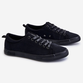 Pantofi de damă Smooth Low Big Star LL274057 Negri negru 2