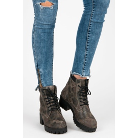 Vinceza Cizme cu siret cu protectie verde 2