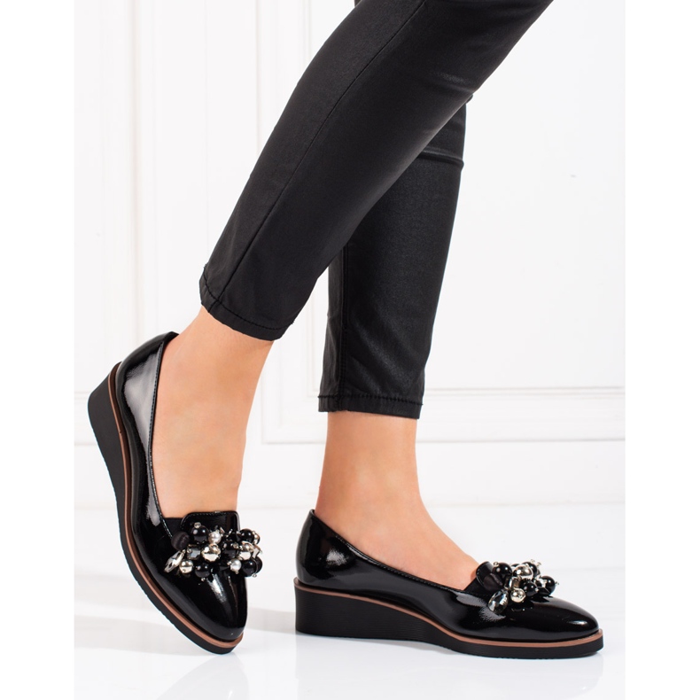 W. Potocki Potocki pantofi negri pentru damă negru 2