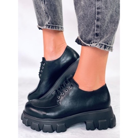 PA1 Mocasini cu platforma Piano Black negru 1