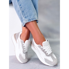 PA1 Adidași de damă Mabel ALB/BEJ/GRI 2