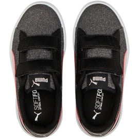 Pantofi Puma Smash v2 Glitz Glam V Ps Jr 367378 30 negru 1