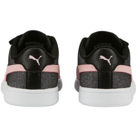 Pantofi Puma Smash v2 Glitz Glam V Ps Jr 367378 30 negru 3