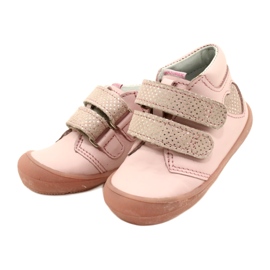 Cizme cu velcro Mazurek 1341 Pink Glitter Heart roz 2