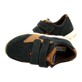 Pantofi casual din piele Mazurek 1362 Velcro Bleumarin-Maro albastru 5 Pantofi casual din piele Mazurek 1362 Velcro Bleumarin-Maro albastru 5