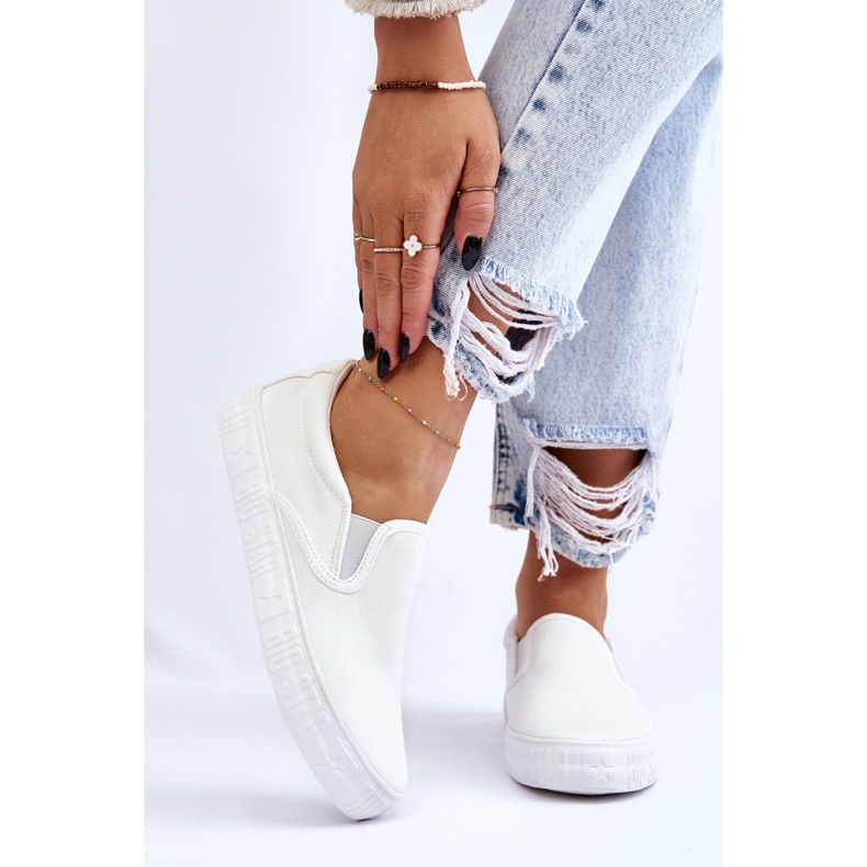 Pantofi de damă Slip-On Big Star LL274389 Alb 1