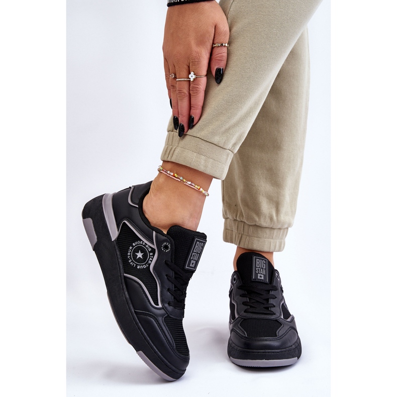 Pantofi sport de damă Big Star LL274443 Negru și Gri 1