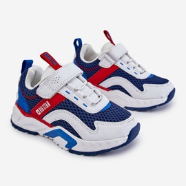 Pantofi Sport Copii Cu Velcro Big Star JJ374259 Alb și Albastru Marin multicolor 1