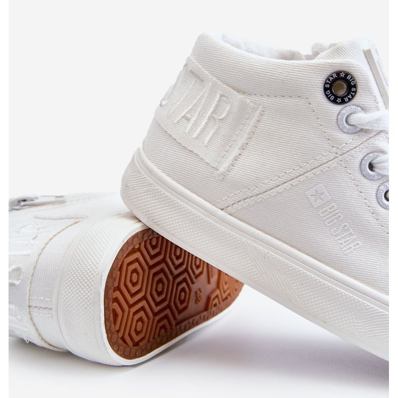 Pantofi înalți clasici pentru copii Big Star LL374002 Alb 2