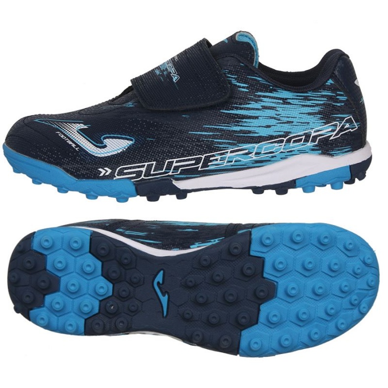 Pantofi de fotbal Joma Super Copa 2303 Tf Jr SCJS2303TFV albastru albastru 1