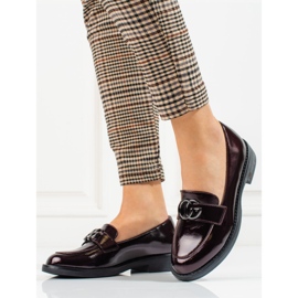 W. Potocki Lordi maro de dama din Potocki cu tocuri plate roșu 1 W. Potocki Lordi maro de dama din Potocki cu tocuri plate roșu 1