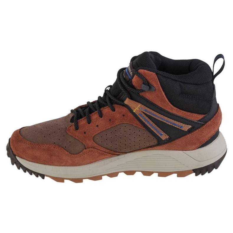 Pantofi Merrell Wildwood Sneaker Mid Wp M J067299 maro 1 Pantofi Merrell Wildwood Sneaker Mid Wp M J067299 maro 1