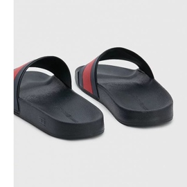 Șlapi Tommy Hilfiger Rubber ht Flag Pool FM0FM04263BDS albastru 2
