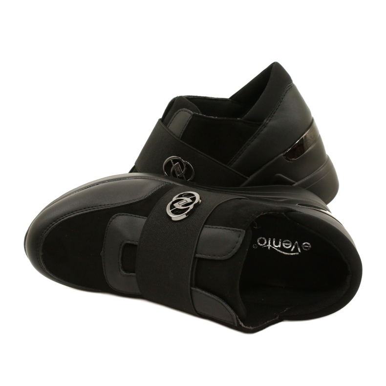 Pantofi slip-on Pantofi pană Evento 23SP35-5320 Negru 5