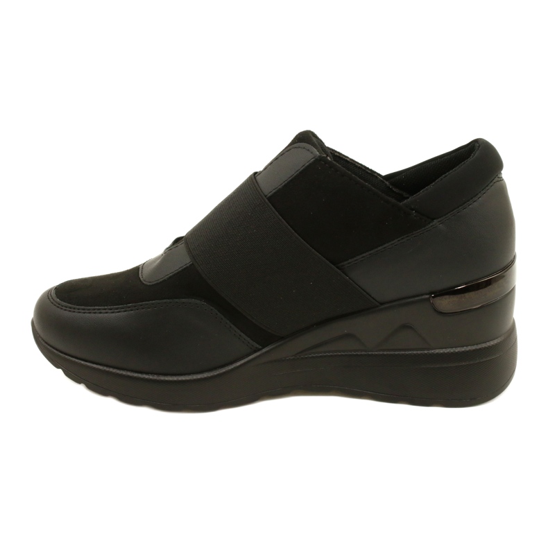 Pantofi slip-on Pantofi pană Evento 23SP35-5320 Negru 1